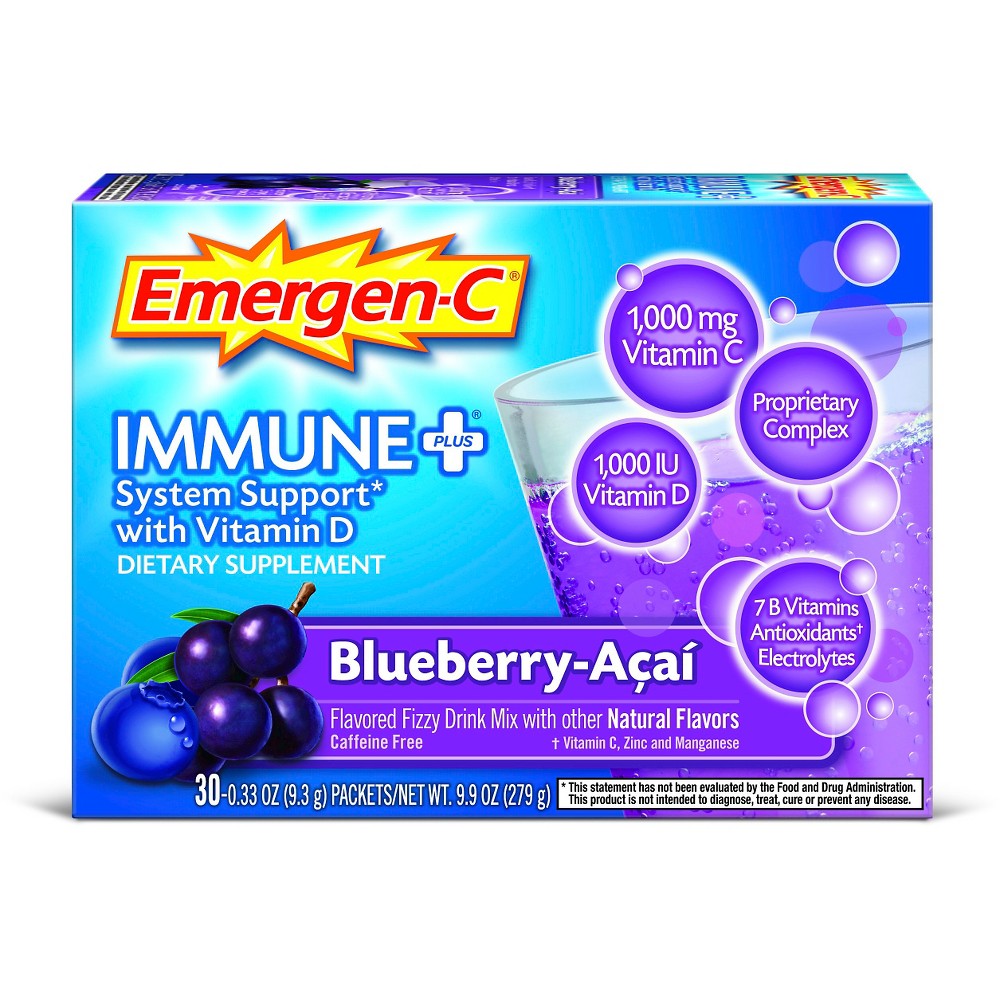 Emergen-C Immune Plus Blueberry