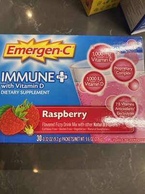 Emergen-C Immune Plus Raspberry 30’s