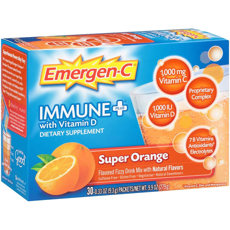 Emergen-C Immune Plus Super Orange 30’S