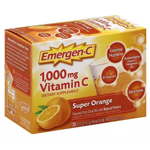 Emergen-C Vitamin C Super Orange 30’s 273g