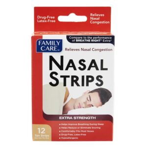 Family Care Nasal Strips Extra Strength