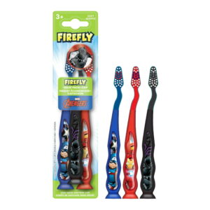 Firefly Black Panther Soft Toothbrush With Suction Cup