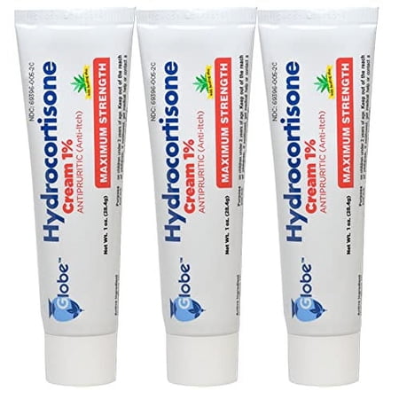 Globe Hydrocortisone Cream Maximum Strength 1oz