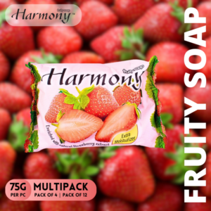 Harmony Classcic Natural Strawberry  Extract Fruity Soap 75g
