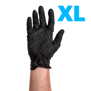 High Performance Black Nitrile Gloves 100CT Medium