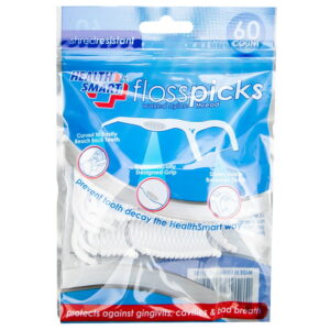 Dental Pick & Floss RED 60ct