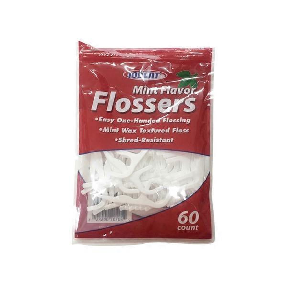 Iodent Mint Flavor Flossers 60ct
