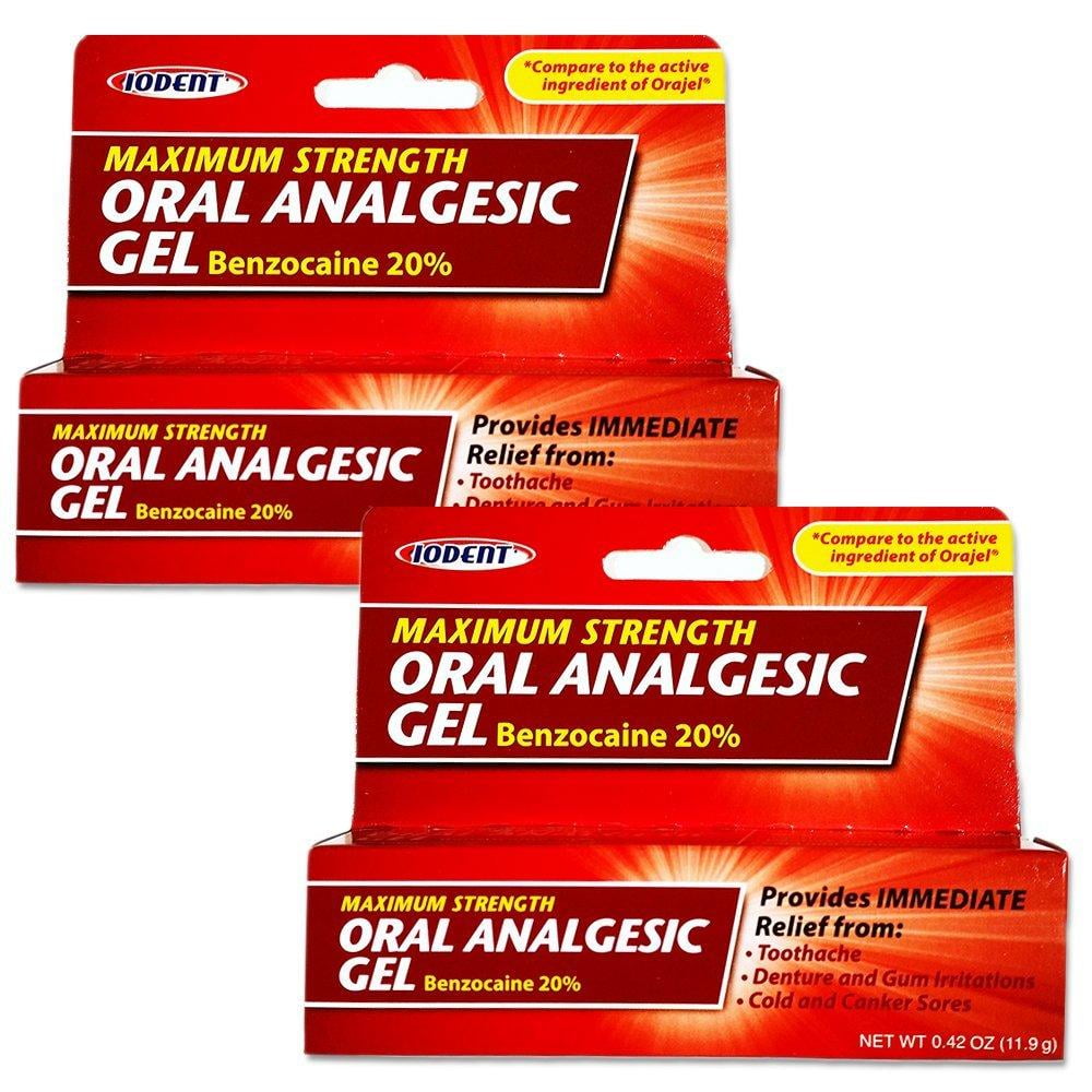 Iodent Oral Analgesic Gel 0.42OZ