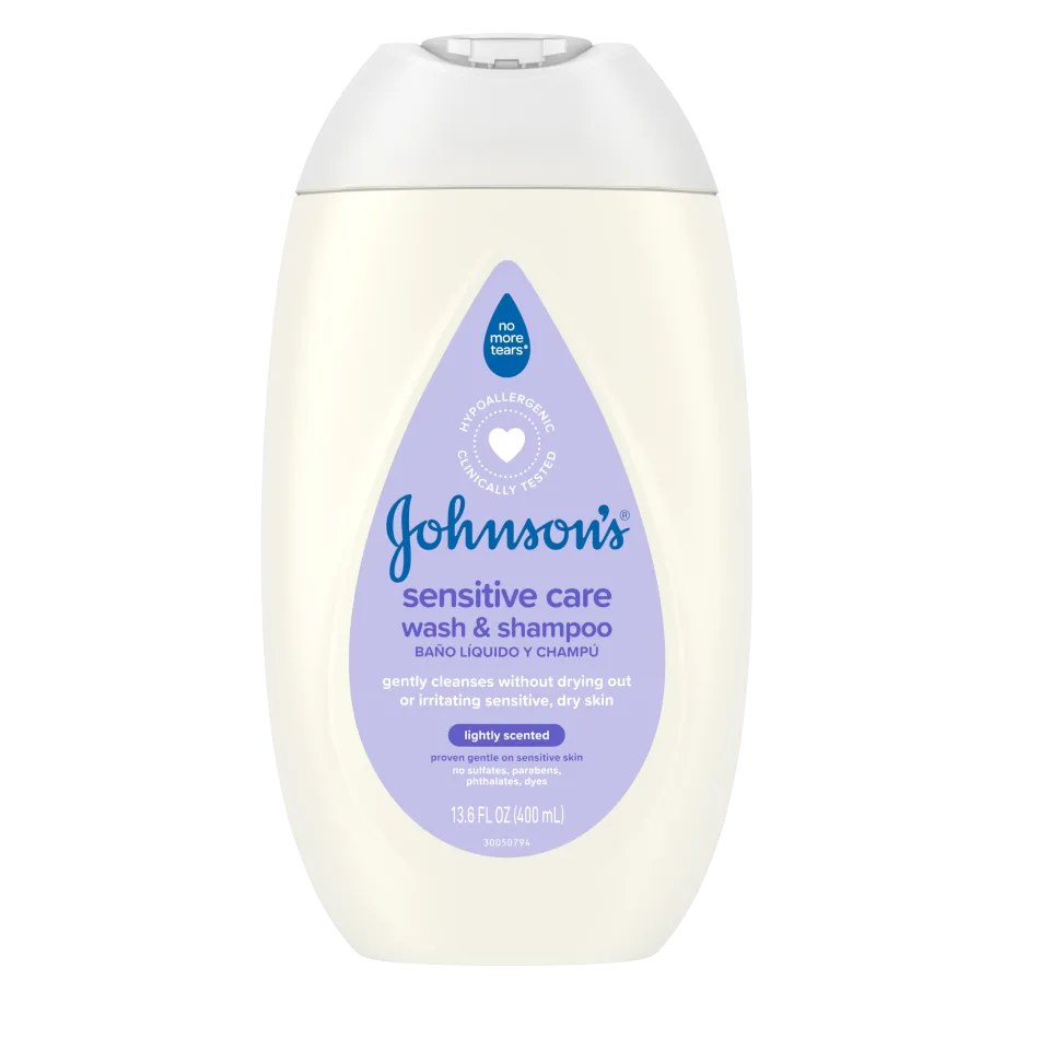 Johnson’s Sensitive care Wash & Shampoo 13.6 oz