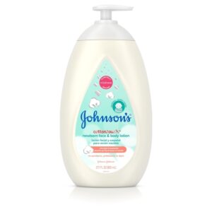 Johnsons Cotton Touch Newborn Face and Body lotion 13.6 Oz (400mL)