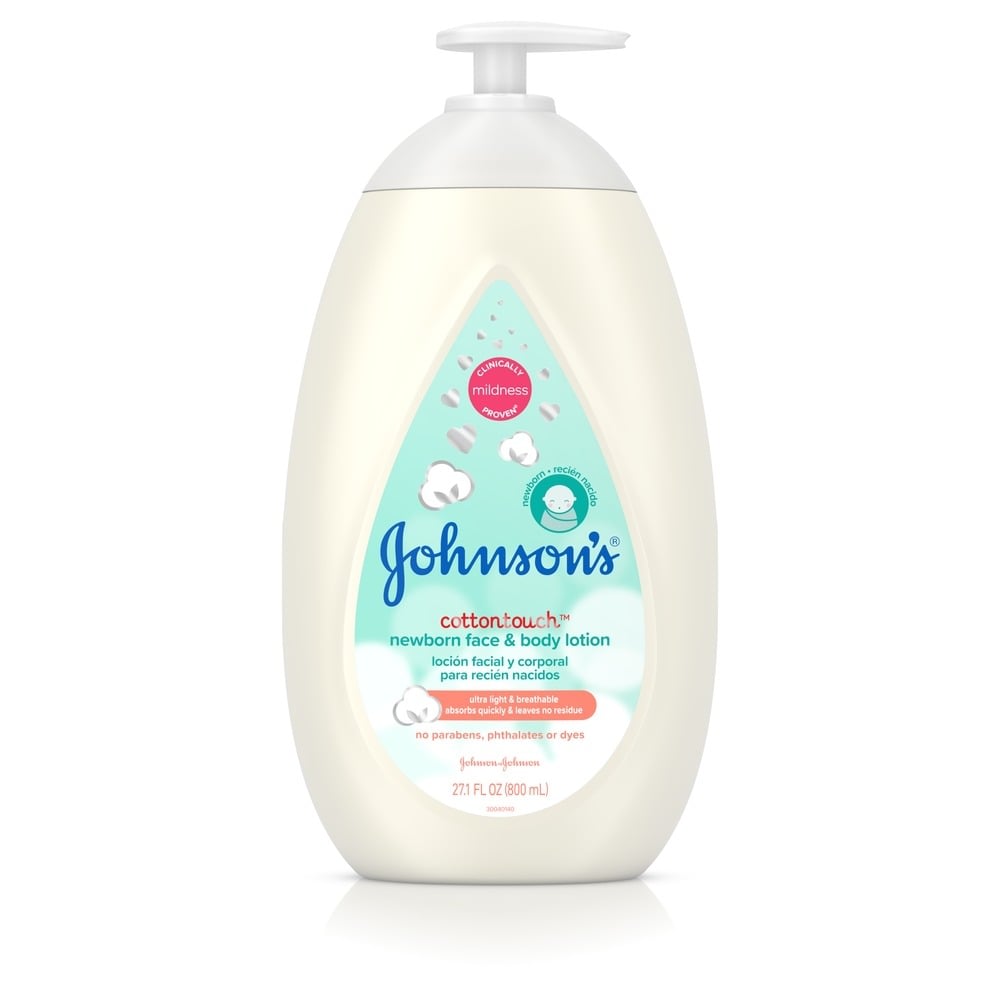 Johnsons Cotton Touch Newborn Face and Body lotion 13.6 Oz (400mL)
