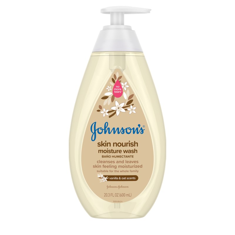 Johnson Skin Nourish Moisture Wash Vanilla&Oat Scents 20.3oz