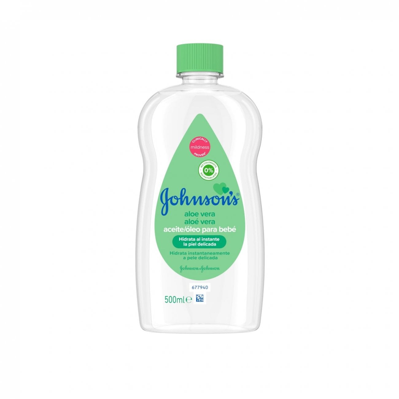 Johnson’s Baby oil Aloe & vit.E 140z save $10.00