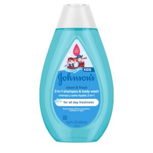 Johnsons Kids Clean & Fresh Shampoo & Body Wash 13.6 Fz (400ml)
