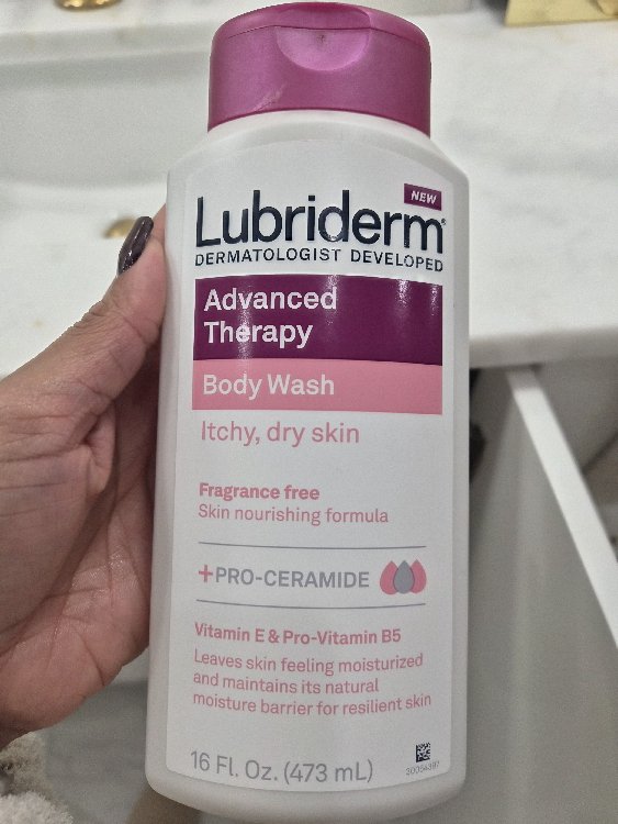 Lubriderm Advanced Therapy Face & Body Wash f/f 16oz