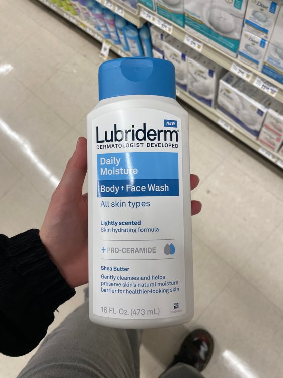 Lubriderm Daily Moisture Face And Body Wash 16fl.oz