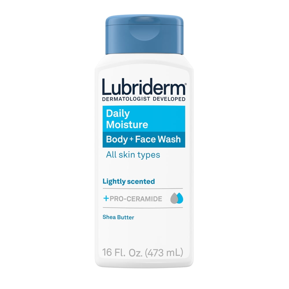 Lubriderm Daily Moisture Body + Face Wash 16oz Save $12.00