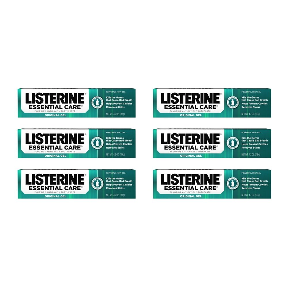 Listerine Essential Care Toothgel 4.2oz Save $10.00