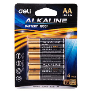 Mitsubishi Alkaline AA Batteries 4Pk