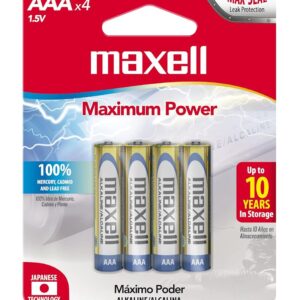 Mitsubishi Alkaline AAA Batteries 4pk