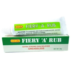 Macs Fiery ‘A’ Rub Extra Strong  Greaseless 30g