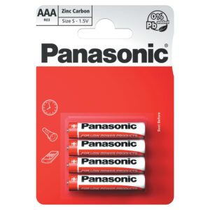 Mitsubishi Carbon Zinc AAA Batteries 4Pk