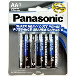 Mitsubishi Carbon Zinc AA Batteries 4Pk