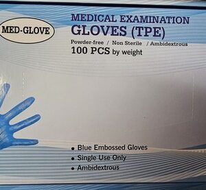 Med-Glove Examination Gloves 100CT Large