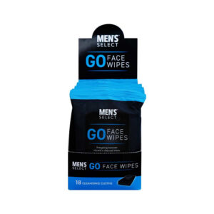 Men’s Select Go Face Wipes 18ct