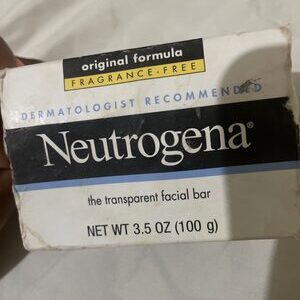 Neutrogena Oringinal FRAGRANCE FREE Soap Bar 3.5oz