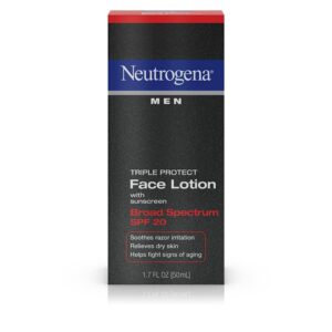 Neutrogena Men Triple Protect Face Lotion SPF20 1.7Fl Oz