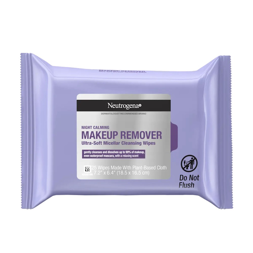 Neutrogena Makeup Remover Cleansing Towlettes Night Calming 25CT