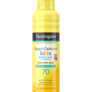 Neutrogena Beach Defense Kids sunscreen Spray SPF70 6.5oz