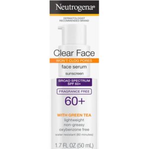 Neutrogena Clear Face Serum SPF60+ 1.7fl oz