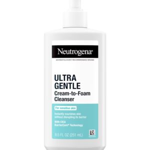 Neutrogena Ultra Gentle Cream to Foam Cleanser 8.5fl. oz