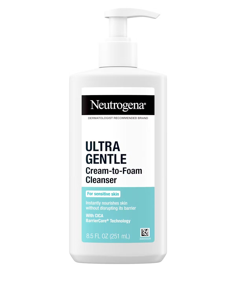 Neutrogena Ultra Gentle Cream to Foam Cleanser 8.5fl. oz