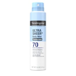 Neutrogena Ultra Sheer  Body Mist Spray SPF70 5oz