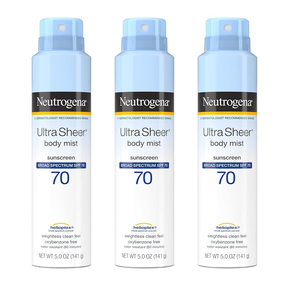 Neutrogena Ultra Sheer SPF100+ 5oz Spray