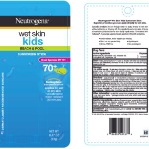 Neutrogena Beach Defense Sunblock Wet Skin Kids SPF70
