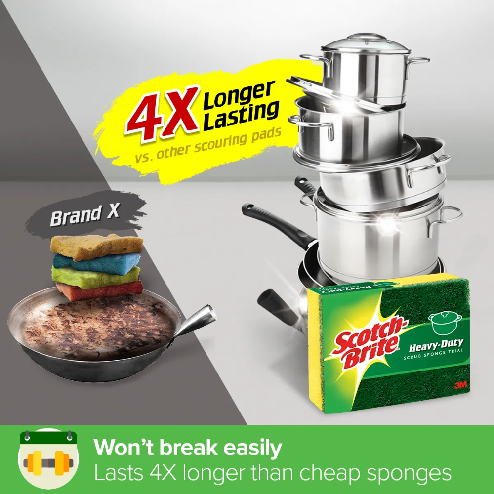 On Duty Sponge & scrub 2pk