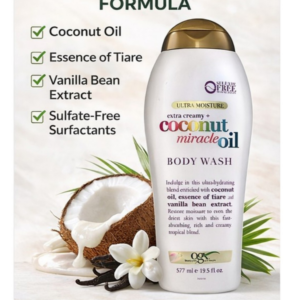 OGX Ultra Moisture Extra Creamy + Cocnut Miracle Oil Body Wash 19.5oz