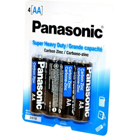 Panasonic Super Heavy Duty Battery AA 4pk
