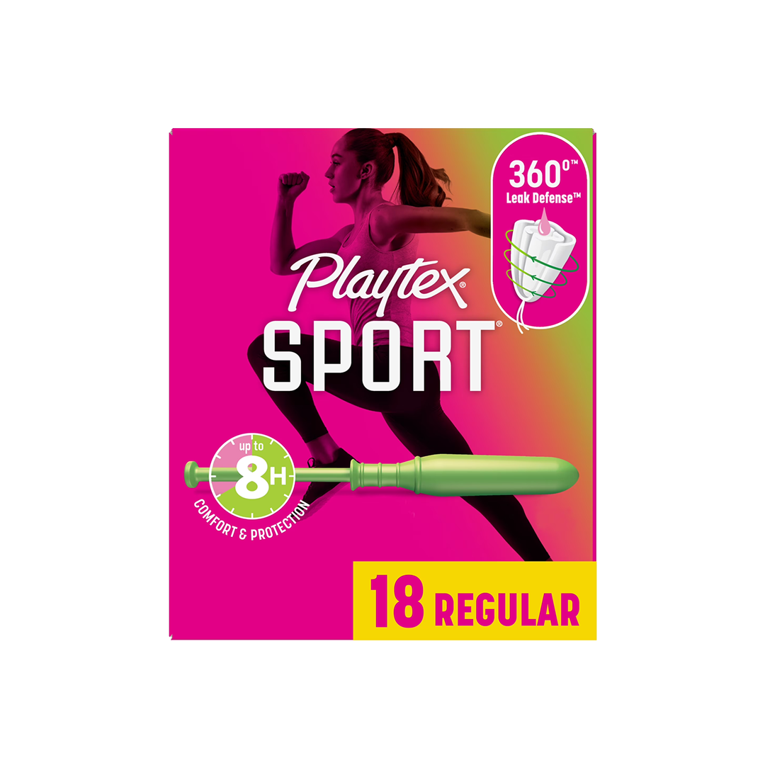 Playtex Sport Regular Unscented 18CT Tampon