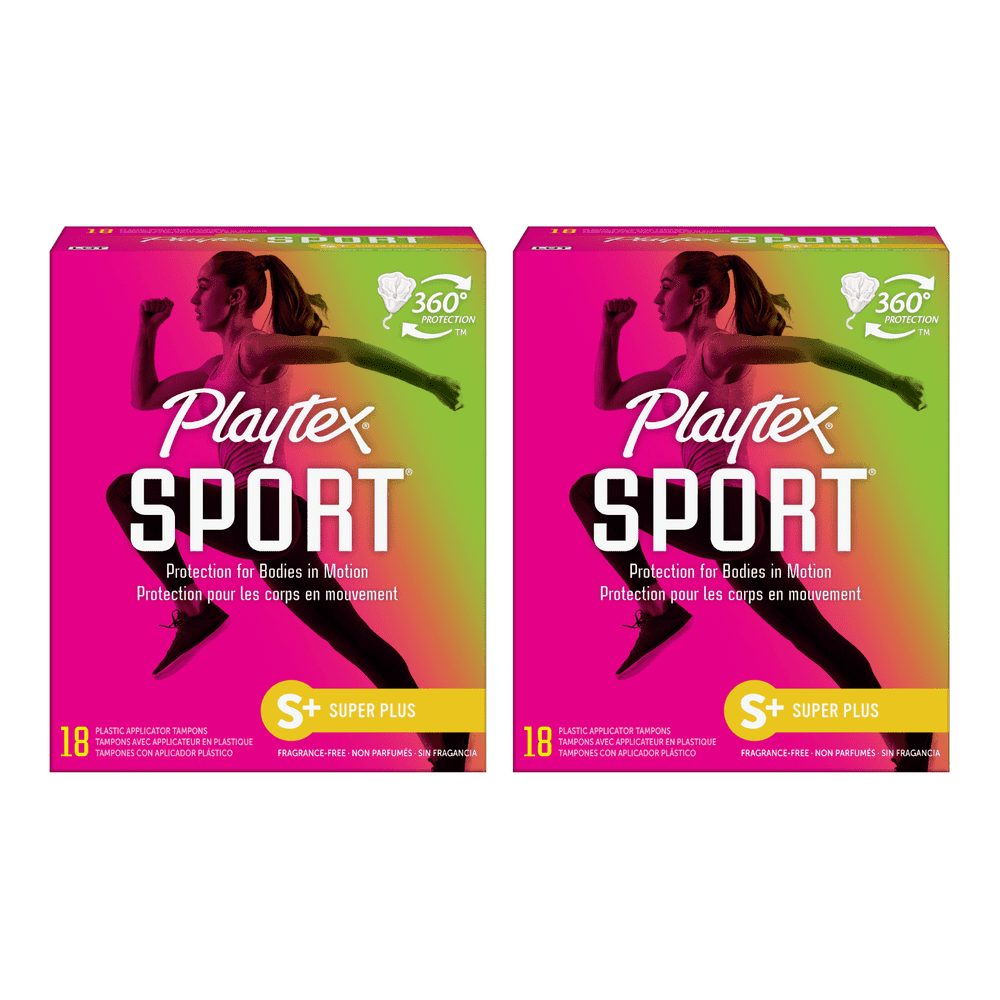 Playtex Sport Super Unscented 18CT Tampon