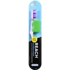 Reach Advanced Design Medium Toothbrush – With Cap