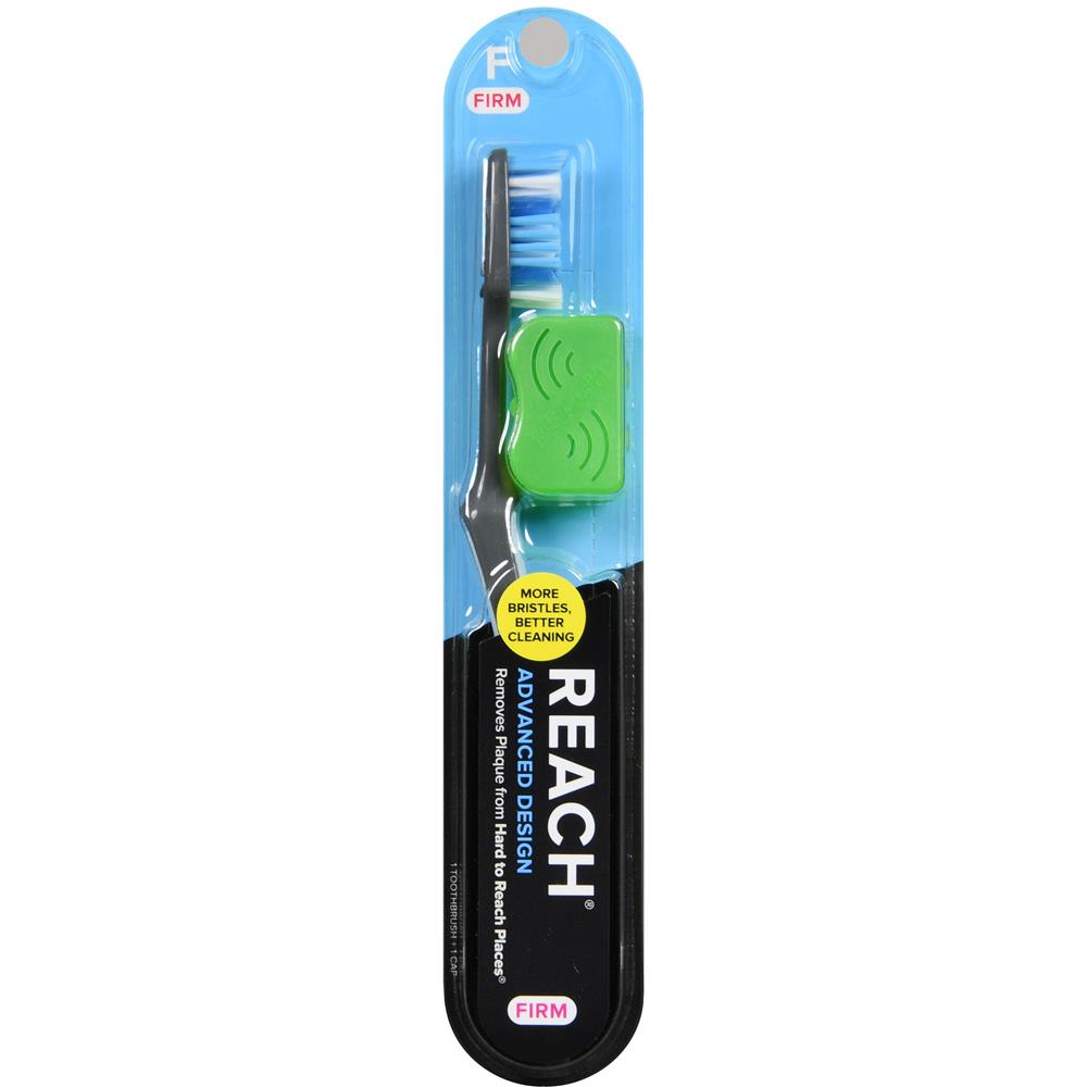 Reach Advanced Design Firm Toothbrush – With Cap