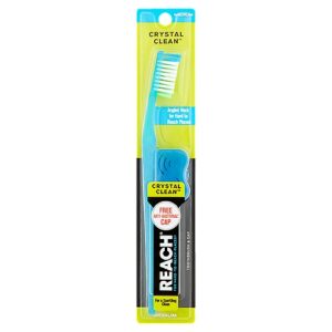 Reach Crystal Medium Toothbrush – With Cap