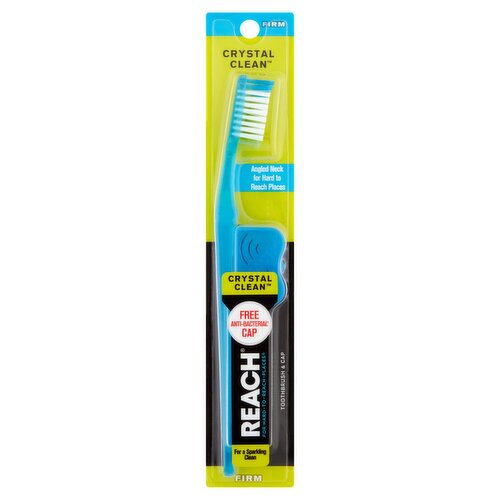 Reach Crystal Firm Toothbrush – With Cap