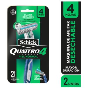 Schick Quattro 4 Titanium Normal 2CT (M)