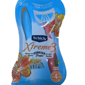 Schick Extreme 3 Hawaiian Tropic 4CT